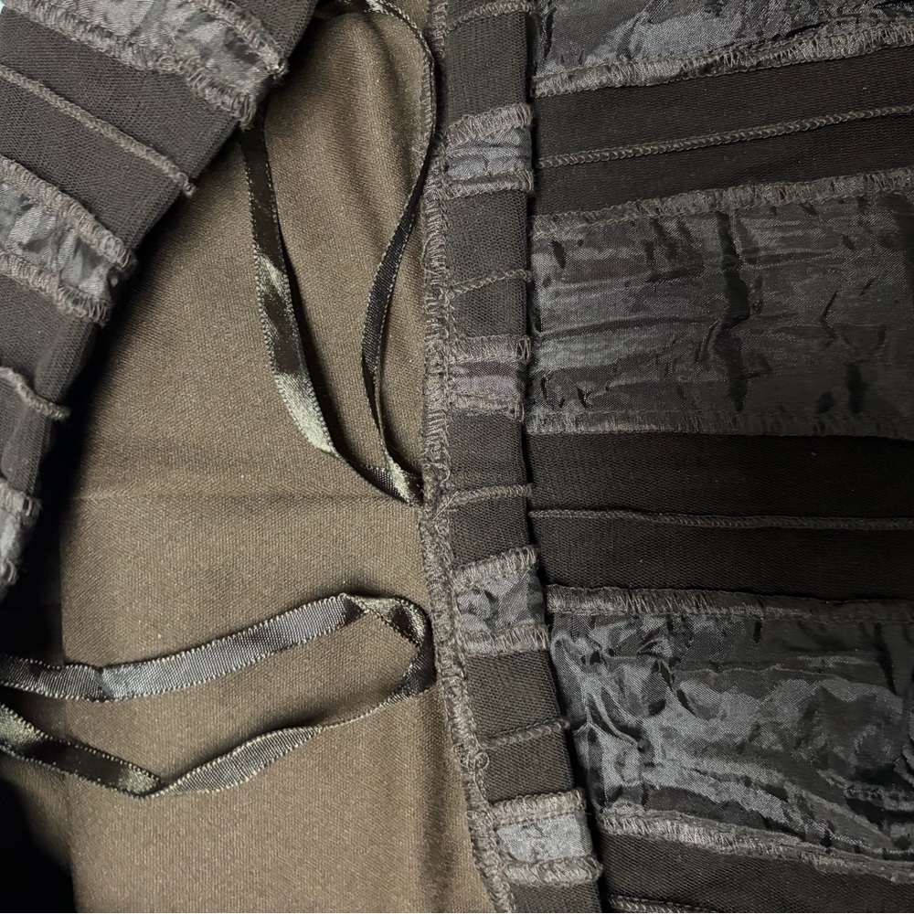 Danier Dark Brown A-Line Skirt - Picture 5 of 5